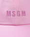 Розовая бейсболка с лого MSGM | Фото 4