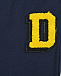 Спортивные брюки с желтым лого, темно-синие Diesel | Фото 3