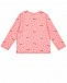 Розовая толстовка с принтом &quot;белки&quot; Sanetta Kidswear | Фото 2