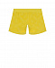 Желтые шорты для девочек Philipp Plein | Фото 2