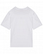 Белая футболка с лого из стразов Dolce&Gabbana | Фото 2