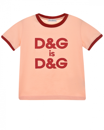 Хлопковая футболка с прнтом Dolce&Gabbana | Фото 1
