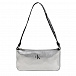 Серебристая сумка с черным логотипом, 24x13x5 см Calvin Klein | Фото 2