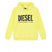 Желтое худи с логотипом Diesel | Фото 1