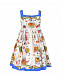 Платье с принтом &quot;Capri&quot; Dolce&Gabbana | Фото 2