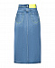 Голубая джинсовая юбка MSGM | Фото 5