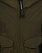 Куртка цвета хаки с очками на капюшоне CP Company | Фото 3