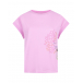 Розовая футболка с принтом &quot;Goddes&quot; Deha | Фото 1