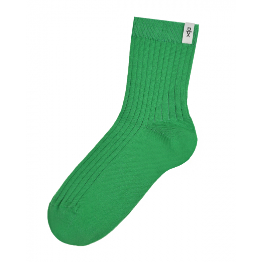 Зеленые хлопковые носки Yula | Фото 1