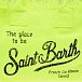Неоново-желтая сумка с логотипом 28х14х22 см Saint Barth | Фото 5