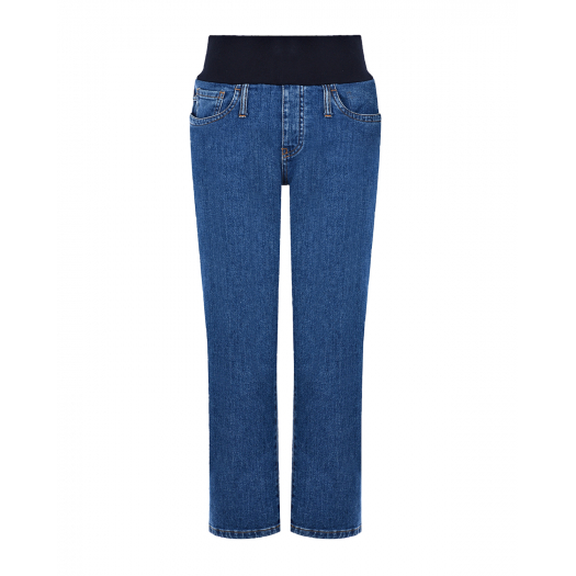 Синие джинсы для беременных THE 80’S CROPPED Pietro Brunelli | Фото 1