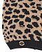 Леопардовая шапка со стразами Joli Bebe | Фото 3