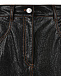 Черная юбка из эко-кожи MSGM | Фото 6