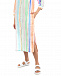 Платье-рубашка в разноцветную полоску 120% Lino | Фото 8