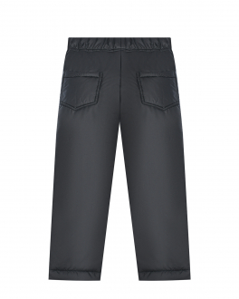 Утепленные черные болониевые брюки Aletta Черный, арт. AM220758I-30 102 | Фото 2