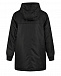 Черное пальто с объемными карманами Karl Lagerfeld kids | Фото 2