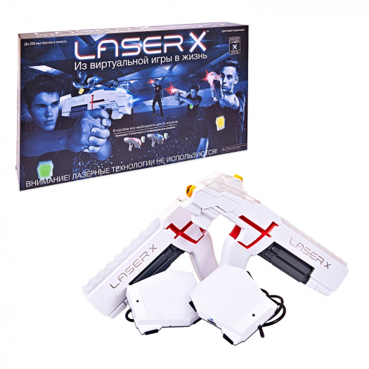 Игровой набор (2 бластера, 2 мишени) Laser X | Фото 1