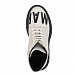 Высокие белые ботинки с черным лого MARNI | Фото 4