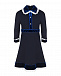 Синее платье с кружевной отделкой Dan Maralex | Фото 2