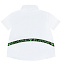 Белая рубашка с короткими рукавами Emporio Armani | Фото 2