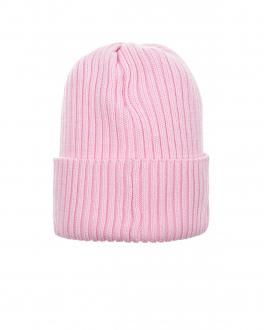 Розовая шапка со звездой из пайеток Regina Розовый, арт. E0105 LIGHT PINK 10 | Фото 2