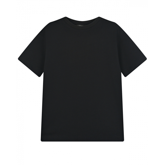 Черная футболка с круглым вырезом Dan Maralex | Фото 1