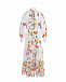 Белое платье-рубашка с цветочным принтом Charo Ruiz | Фото 4