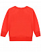 Красный свитшот с вышивкой и логотипом  | Фото 3