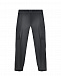 Черные брюки-карго из эко-кожи Dan Maralex | Фото 3