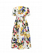 Платье с цветочным принтом Dolce&Gabbana | Фото 3