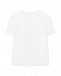 Белая футболка с вышивкой Sanetta Kidswear | Фото 2