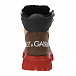 Ботинки с подкладкой из эко-меха, коричневые Dolce&Gabbana | Фото 3