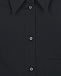 Укороченная рубашка с контрастным лого MM6 Maison Margiela | Фото 3