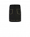 Черная юбка с золотыми клепками Moschino | Фото 2