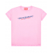 Розовая футболка с лого Diesel | Фото 1