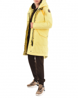 Желтое пальто с капюшоном Parajumpers Желтый, арт. 212M-PWJCKMB37 TANK BASE 654 | Фото 2