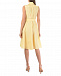 Желтое платье-рубашка без рукавов Pietro Brunelli | Фото 4
