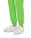 Зеленые джоггеры с белым лого MSGM | Фото 9
