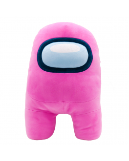 Розовая плюшевая игрушка-фигурка супер мягкая, 40 см Among us , арт. 10923 | Фото 1