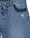 Голубые джинсовые бермуды MSGM | Фото 3