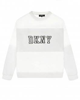 Белый свитшот с логотипом DKNY Белый, арт. D35S21 10B | Фото 1