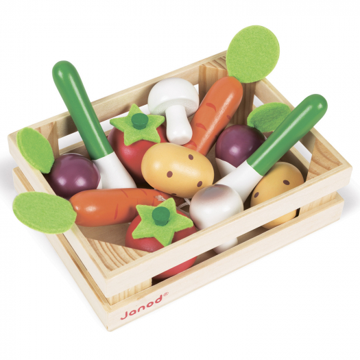 Набор овощей в ящике: 12 предметов Janod | Фото 1