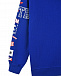Синяя толстовка-худи с логотипом на рукавах MSGM | Фото 4