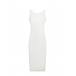 Приталенное платье белого цвета MRZ | Фото 1