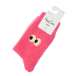 Носки цвета фуксии с декором &quot;глаза&quot; Happy Socks | Фото 1