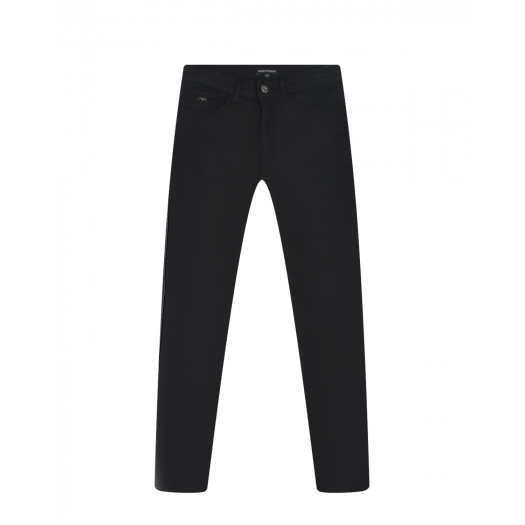 Черные джинсы slim fit Emporio Armani | Фото 1