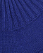 Синий вязаный шарф-горло Chobi | Фото 3
