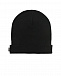 Черная шапка с логотипом Karl Lagerfeld kids | Фото 2