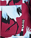 Бордовая куртка с принтом &quot;птицы&quot; Molo | Фото 3