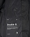 Черная куртка-пуховик с высоким воротником Bacon | Фото 10